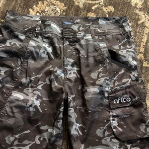 AFTCO Gray Camouflage Shorts